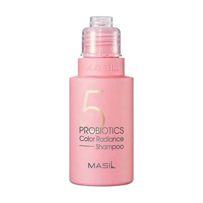 Podrobnoe foto шампунь masil 5 probiotics color radiance shampoo для захисту кольору волосся, з пробіотиками, 50 мл
