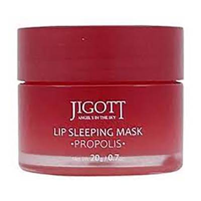 Podrobnoe foto нічна маска для губ jigott lip sleeping mask propolis, 20 мл