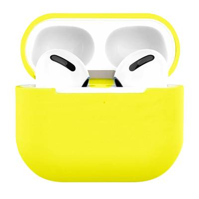 Podrobnoe foto силіконовий футляр для навушників airpods 3 (жовтий / neon yellow) 1231344