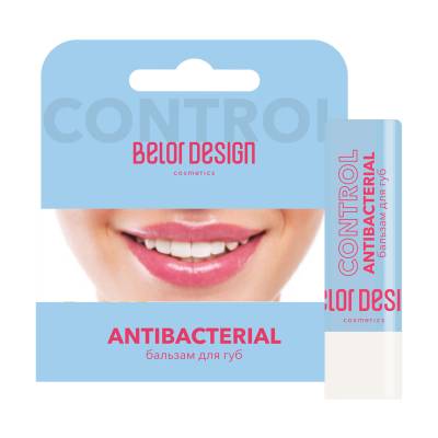 Podrobnoe foto бальзам для губ belordesign lip сontrol antibacterial антибактеріальний, 4 г