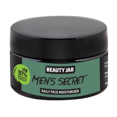 Podrobnoe foto чоловічий крем для обличчя beauty jar men’s secret daily face moisturizer, 60 мл