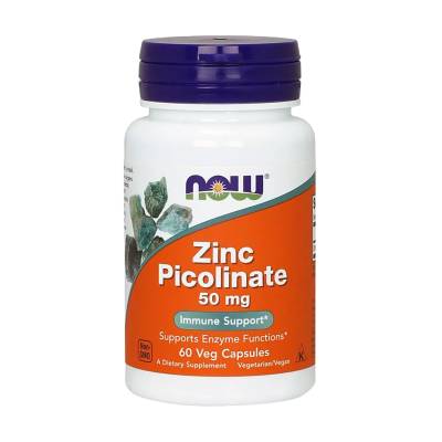 Podrobnoe foto харчова добавка мінерали в капсулах now foods zinc picolinate цинк піколінат 50 мг, 60 шт