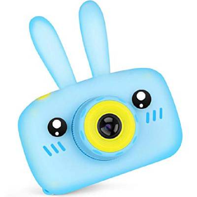 Podrobnoe foto дитяча фотокамера baby photo camera rabbit (блакитний) 873524