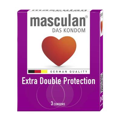 Podrobnoe foto презервативи masculan extra double protection, 3 шт