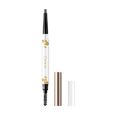 Podrobnoe foto олівець для брів catkin summer palace waterproof eybrow pencil зі щіточкою, c06 brown tea, 0.16 г