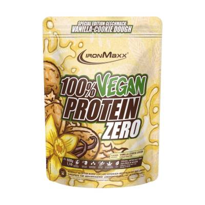 Podrobnoe foto харчова добавка протеїн в порошку ironmaxx 100 % vegan protein zero ванільне печиво, 500 г