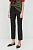 foto штани max&co. жіночі колір чорний кльош висока посадка