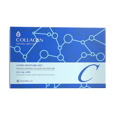 Podrobnoe foto набір для догляду за обличчям bonibelle collagen hydro moisture 5set, 7 предметів