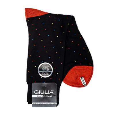 Podrobnoe foto шкарпетки чоловічі giulia elegant 402 calzino black р.41-42