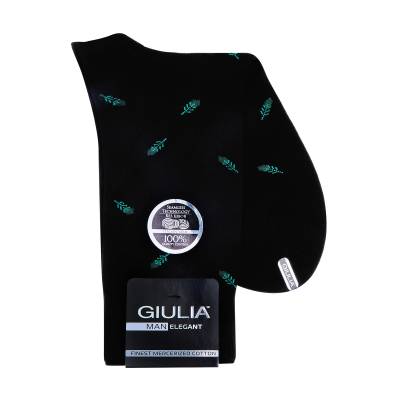 Podrobnoe foto шкарпетки чоловічі giulia man elegant model 306, nero, розмір 43-44