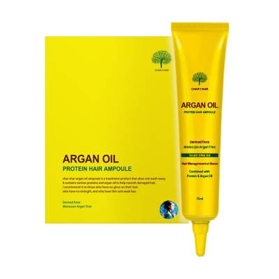 Podrobnoe foto сироватка для волосся char char argan oil protein hair ampoule із аргановою олією, 15 мл