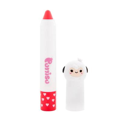 Podrobnoe foto дитячий олійний олівець для губ puttisu butter lip crayon 05 coco cherry, 2.5 г