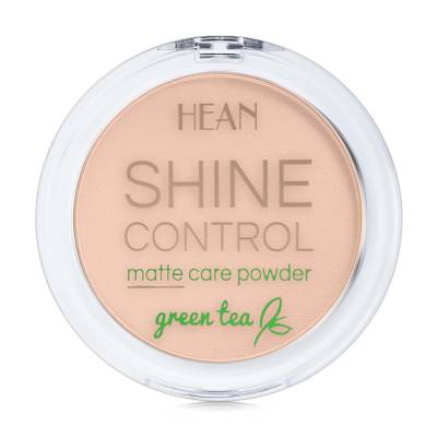 Podrobnoe foto матувальна компактна пудра для обличчя hean shine control matte care powder 9 olive beige, 12 г