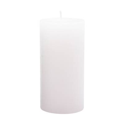 Podrobnoe foto циліндрична свічка candlesense decor rustic біла, діаметр 6 см, висота 12 см