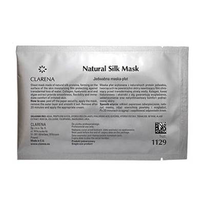 Podrobnoe foto тканинна маска для обличчя clarena natural silk mask, 1 шт