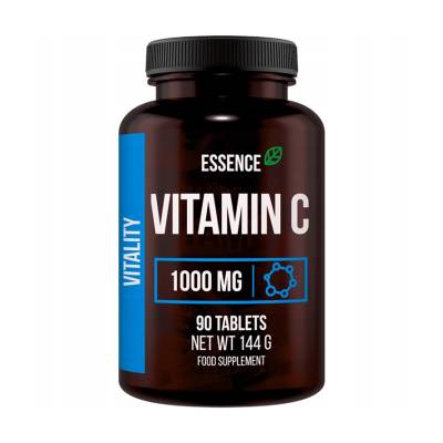 Podrobnoe foto харчова добавка вітаміни в таблетках essence nutrition vitality vitamin c, вітамін c, 1000 мг, 90 шт