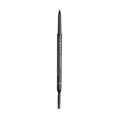 Podrobnoe foto автоматичний олівець для брів lumene longwear eyebrow definer з щіточкою, 03 ash brown, 0.09 г