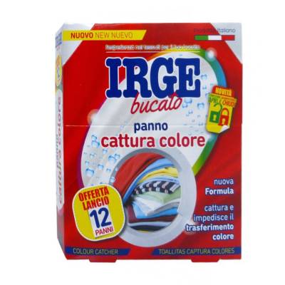 Podrobnoe foto серветка-пастка для прання кольорових речей irge, 12 шт
