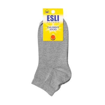 Podrobnoe foto шкарпетки дитячі esli 19с-143спе вкорочені, 000 сірі, розмір 22