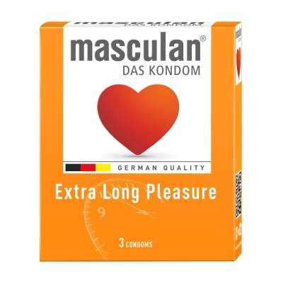 Podrobnoe foto презервативи masculan extra long pleasure, 3 шт