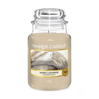 Podrobnoe foto ароматична свічка в банці yankee candle warm cashmere, 623 г