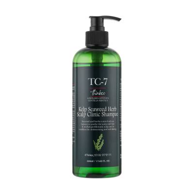 Podrobnoe foto шампунь thinkco tc-7 seaweed herb scalp clinic shampoo для жирного волосся, з екстрактом водоростей, 500 мл