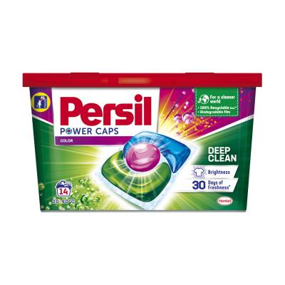 Podrobnoe foto капсули для прання persil power caps color deep clean, 14 циклів прання, 14 шт