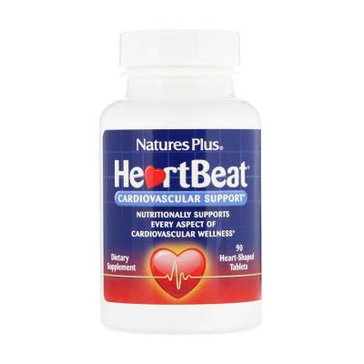 Podrobnoe foto харчова добавка комплекс в таблетках naturesplus heart beat підтримка серцево-судинної системи, 90 шт