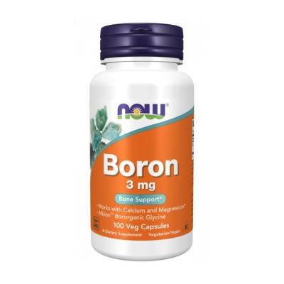 Podrobnoe foto харчова добавка мінерали в капсулах now foods boron бор 3 мг, 100 шт