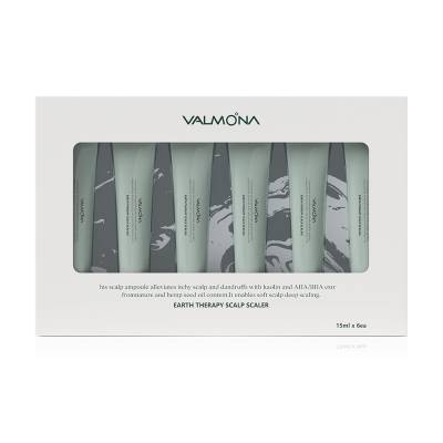 Podrobnoe foto очищувальна сироватка для шкіри голови valmona earth therapy scalp scaler, 6*15 мл