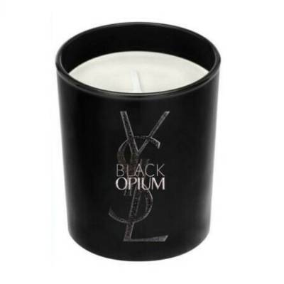 Podrobnoe foto парфумована свічка yves saint laurent black opium для жінок, 75 г