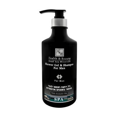 Podrobnoe foto чоловічий гель-шампунь для душу health and beauty shower gel & shampoo, 780 мл