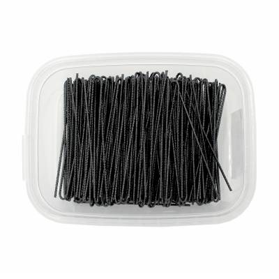 Podrobnoe foto набір шпильок для волосся spl хвилясті, чорні, 7 см, 250 шт (70941)