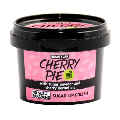 Podrobnoe foto пілінг для губ beauty jar cherry pie вишневий пиріг, 120 г