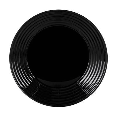Podrobnoe foto тарілка супова luminarc harena чорна, 23 см (l7610)