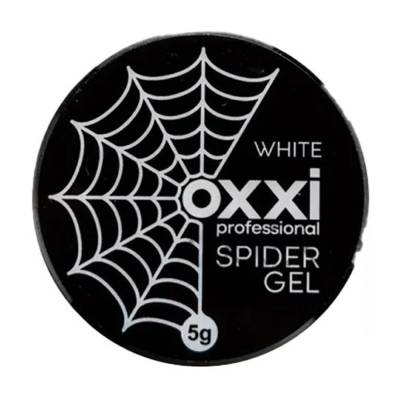 Podrobnoe foto гель-павутинка для манікюру oxxi professional spider gel white, 5 г