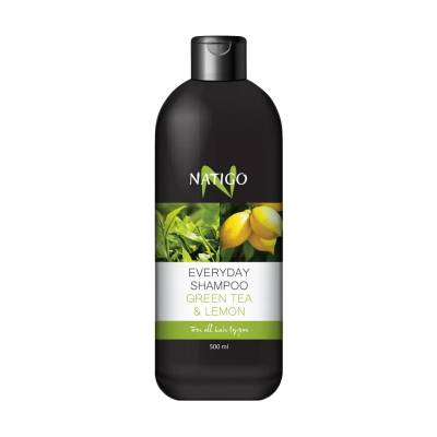 Podrobnoe foto щоденний шампунь natigo everyday shampoo для всіх типів волосся, із зеленим чаєм та лимоном, 100 мл