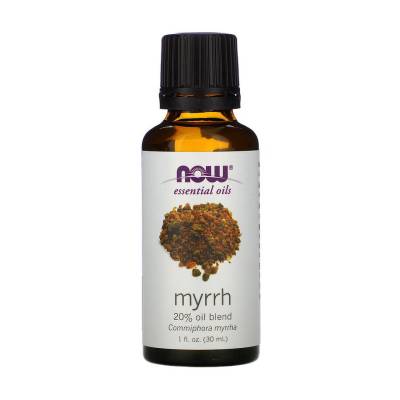 Podrobnoe foto ефірна олія now foods essential oils myrrh суміш олії мірри, 30 мл