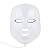 foto led-маска для обличчя colorful led beauty mask, біла