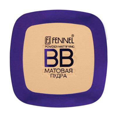 Podrobnoe foto матова bb-пудра для обличчя fennel bb powder mattifying, beige, 8 г