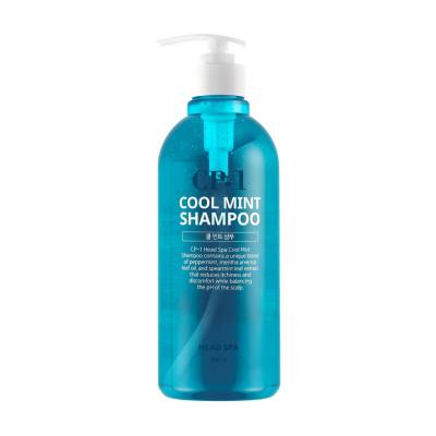 Podrobnoe foto освіжальний шампунь для волосся esthetic house cp-1 cool mint shampoo, 500 мл