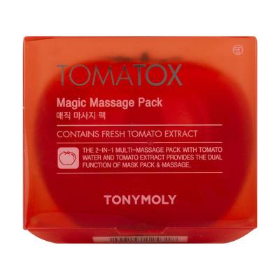 Podrobnoe foto освітлювальна маска для обличчя tony moly tomatox magic white massage pack, 80 г