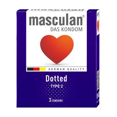 Podrobnoe foto презервативи masculan dotted, 3 шт