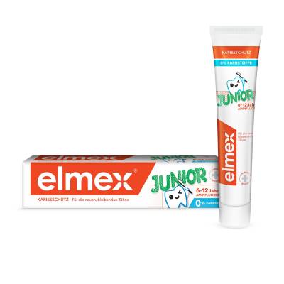 Podrobnoe foto дитяча зубна паста elmex, від 6 до 12 років, 75 мл
