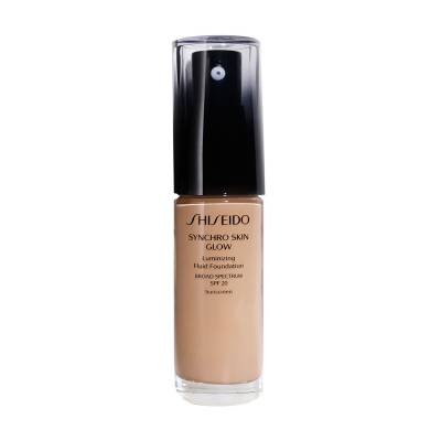Podrobnoe foto тональна основа-флюїд для обличчя shiseido synchro skin glow luminizing fluid foundation spf 20 rose 4, 30 мл