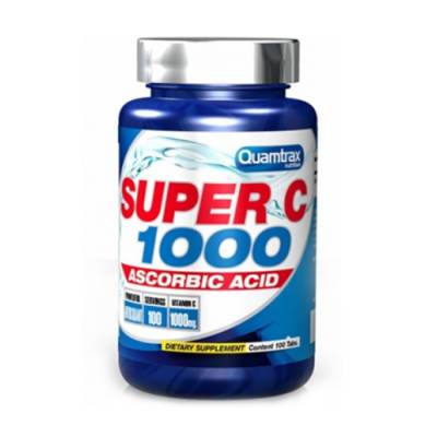 Podrobnoe foto харчова добавка вітамін c в капсулах quamtrax super vitamin с, 100 шт