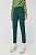 foto штани max&co. жіночі колір зелений облягаюче висока посадка