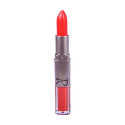 Podrobnoe foto матова помада-блиск для губ ruby rose 2 in 1 lipstick & liquid lipstick matte hb-8606 248, 6.6 г