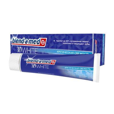 Podrobnoe foto зубна паста blend-a-med 3d white toothpaste арктична свіжість, 100 мл