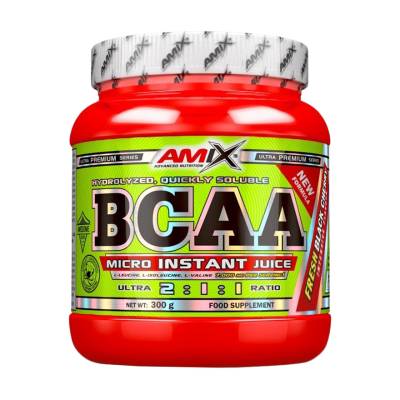 Podrobnoe foto харчова добавка амінокислоти в порошку amix nutrition bcaa micro instant juice чорна вишня, 300 г